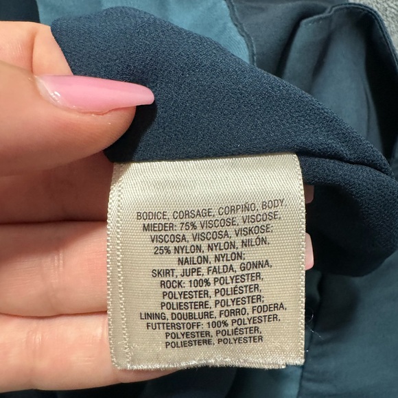 Anthropologie Maeve Velvet Short Sleeve Tunic Mini Dress, Ingrid Teal - Medium - Picture 5 of 5